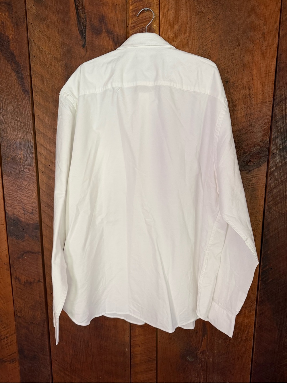 UNTUCKit White Long Sleeve Button Down Shirt XX-LARGE Red Accents Cotton Casual - Picture 6 of 11
